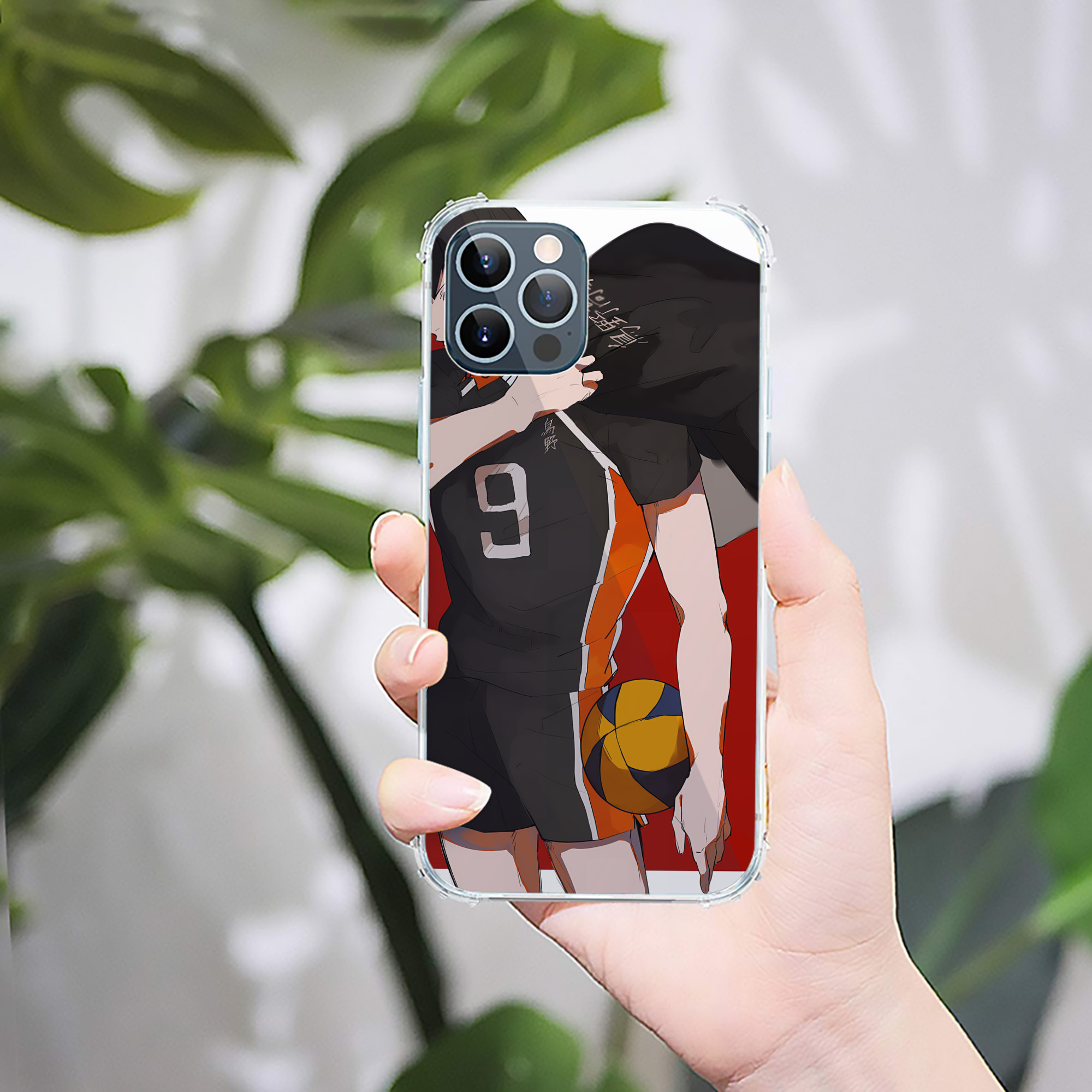 （画像用） ハイキュー!! Haikyu!! 【iPhone 12シリーズ対応】透明スマホケース（クリアソフトケース）